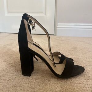 Sam Edelman black suede heels